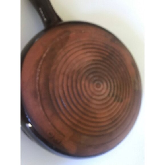 Vtg Extra large Terracotta Earthen Cooking Pan Italian Heavily Glazed 28 - Picture 10 of 10